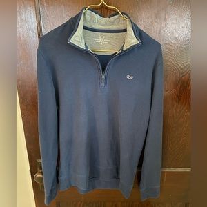 Men’s Navy Blue Size Small Vineyard Vines Pullover/Sweater
